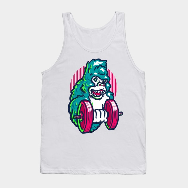 Gorilla Gym Tank Top by wehkid